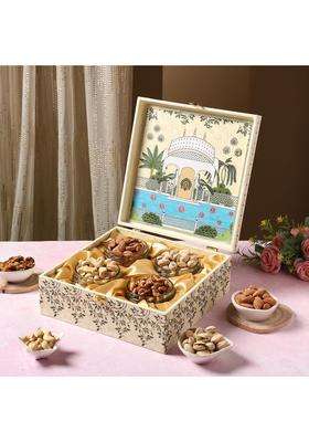 Drahal Premium Diwali Dry Fruit Gift Pack Almonds Pistachios Cashews and Walnuts 450 GM Total