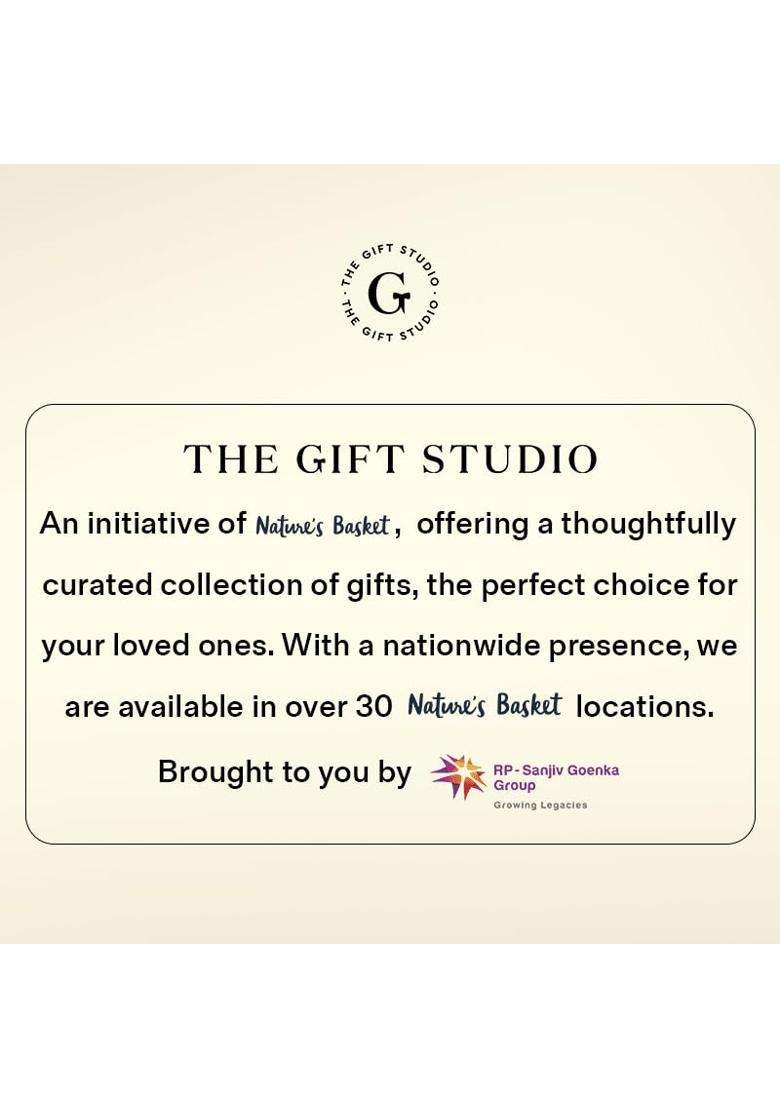 The Gift Studio COM Premium Gift Hamper Assorted Gourmet Treats Sweets Snacks and Festive Add Ons - Indya