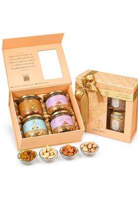 Vedic Nuts Dry Fruits Gift Box 800G Premium Gift Hamper for Every Occasion