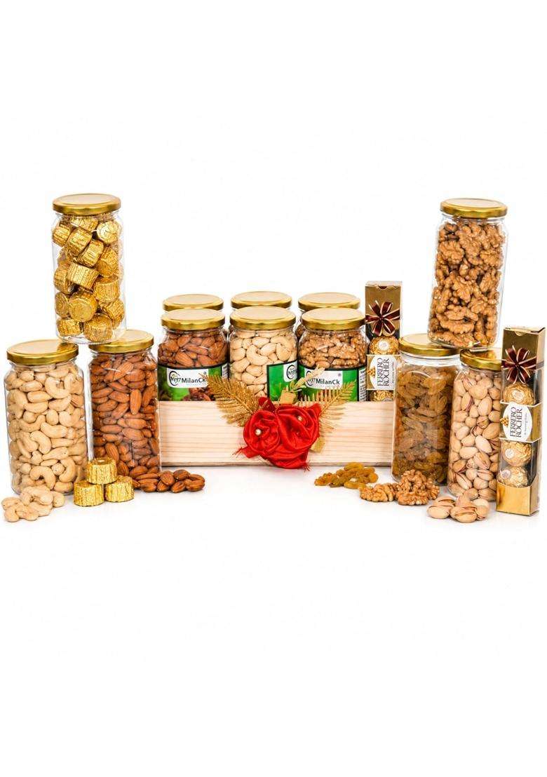 Nutri Miracle Diwali Corporate Gift Hamper for Office Employees and Clients - Indya