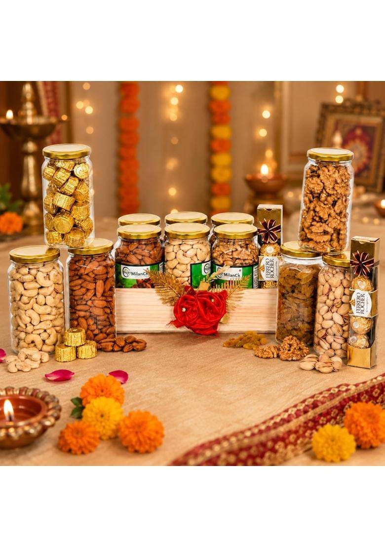 Nutri Miracle Diwali Corporate Gift Hamper for Office Employees and Clients - Indya