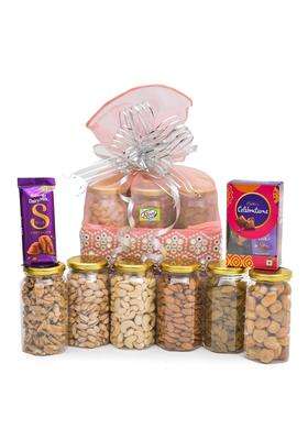 VT REAL Nutri Dry Fruit Gift Hamper Gift Basket Gift Box Gift Pack Gift Hamper Diwali Rakhi Christmas Pongal