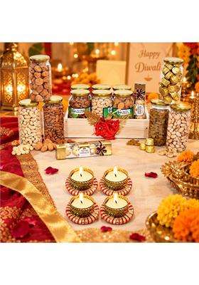 Nutri Miracle Corporate Chocolate Dry Fruits Nuts Hamper Office Staff Corporate Gift