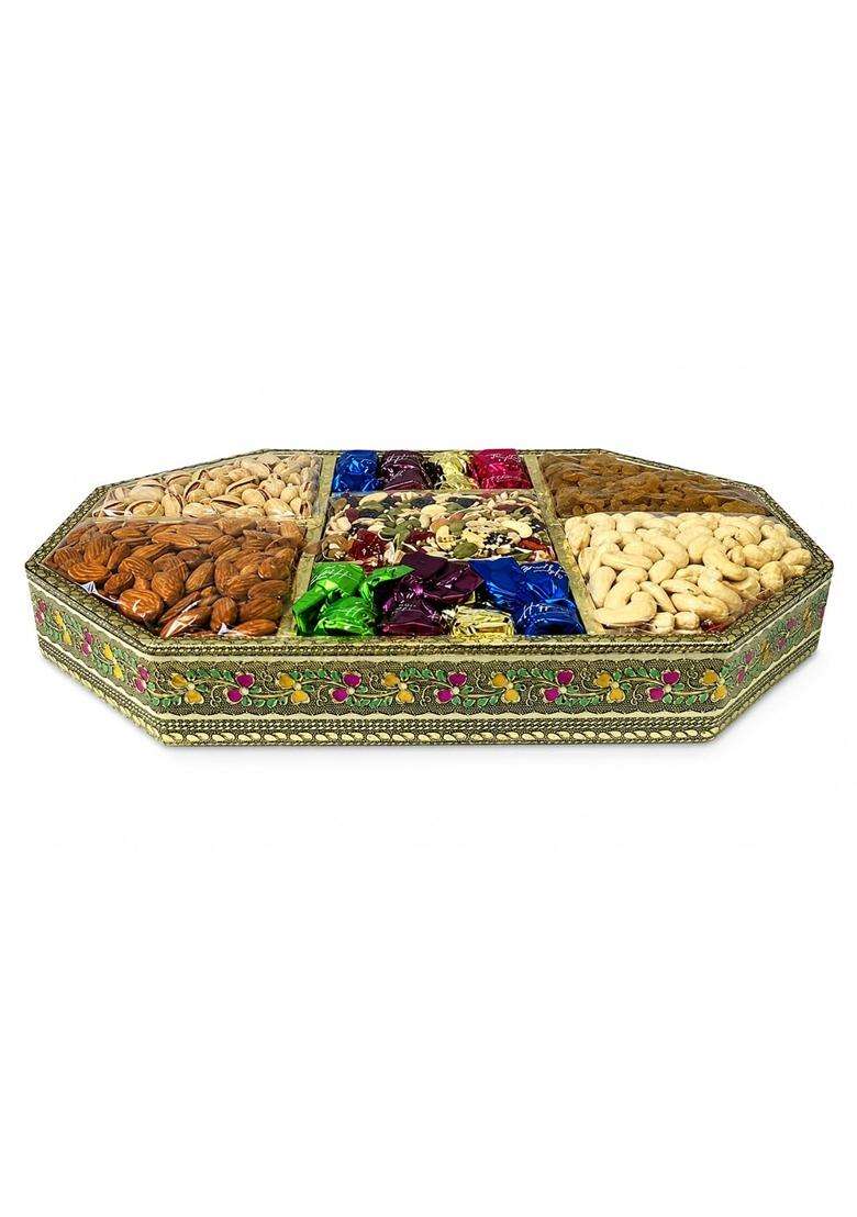 Sindharam Sanwarmal Ramji Premium Dry Fruits and Chocolate Gift Hamper - Indya