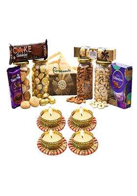 Nutri Miracle Diwali Dry Fruits Chocolate Gift Box for Clients