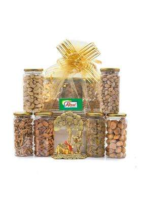 VT REAL Nutri Dry Fruits Healthy Delight Gift Hamper Box 1 Point 5KG Pack of 6