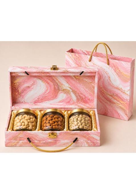 DR VITA Foods Dry Fruits Gift Box Almonds Cashews Pistachios 450G I Gift Hamper