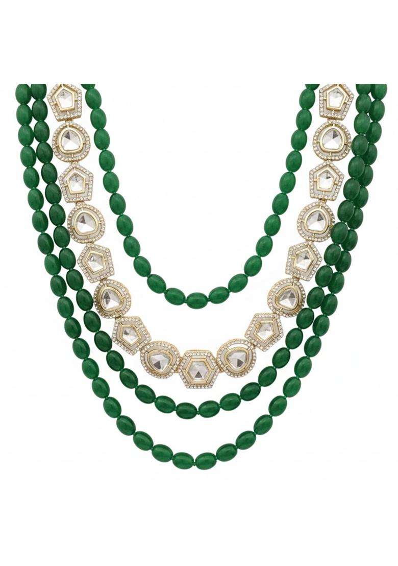 I Jewels I Jewelstraditional Gold Plated Groom Mala for Men Wedding Dulha Haar - Indya