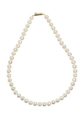 Certified Gems White Pearl Mala Sacha Moti Mala with Fresh Water Pearl Beads for Men and Woman