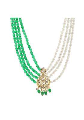 Voylla Gold Kings of Rajasthan Sisod Mala Necklace for Men Wedding Dulha Groom Traditional Ethnic Royal