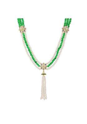 Voylla Gold Kings of Rajasthan Chandravar Mala Necklace for Men Wedding Dulha Groom Traditional Ethnic Royal