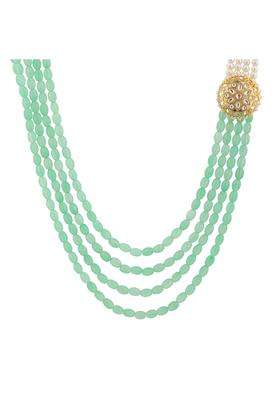 Voylla Gold Kings of Rajasthan Yoddharaj Mala Necklace for Men Wedding Dulha Groom Traditional Ethnic Royal