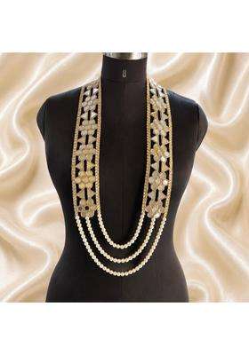 Golden MK Craft Creation Premium Wedding Swagat Maala for Bride and Groom Pack of 10