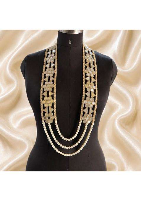 Golden MK Craft Creation Premium Wedding Swagat Maala for Bride and Groom Pack of 10