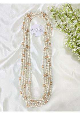 White Milni Ceremony Mala for Barati Swagat Punjabi Wedding Haar