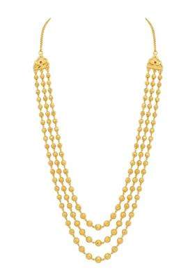 Ranisarkar Jewellery Gold Plated 3 Layer Mohanmal Necklace for Men