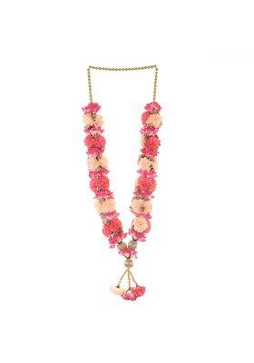 Multicolour M K Creation Everlasting Bloom Garland Mala for God Varmaala or Jaimaala for Bride and Groom 1