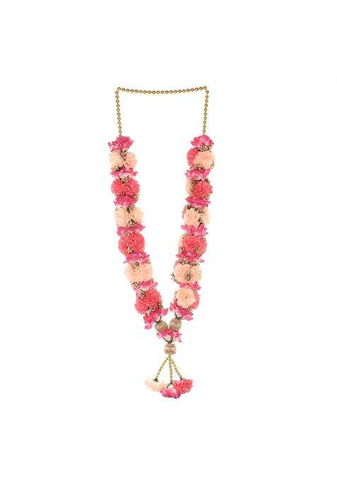 Multicolour M K Creation Everlasting Bloom Garland Mala for God Varmaala or Jaimaala for Bride and Groom 1