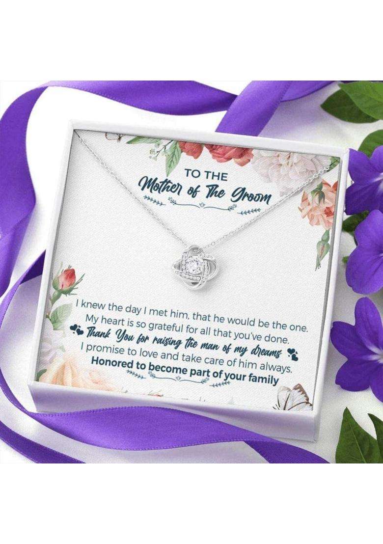 Rakva 925 Sterling Silver Mother in Law Necklace to the Mother of the Groom Necklace the Man of My Dreams - Indya