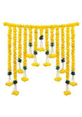 Shreya Fashion Artificial Marigold Flowers Garlands Hanging Door Toran Doorway for Diwali
