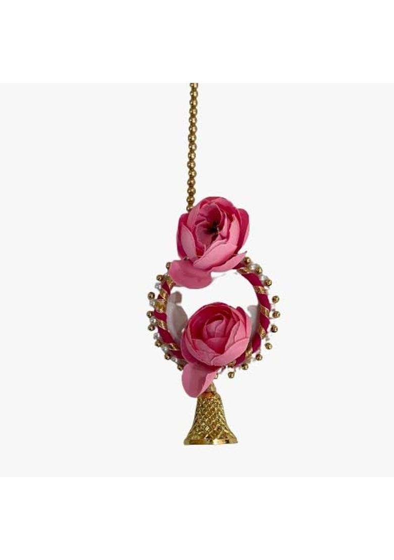 Aabhaas Design Marigold Flower Toran Garlands Handmade Bandhanwar Door Entrance Hanging Home Traditional Wall - Indya