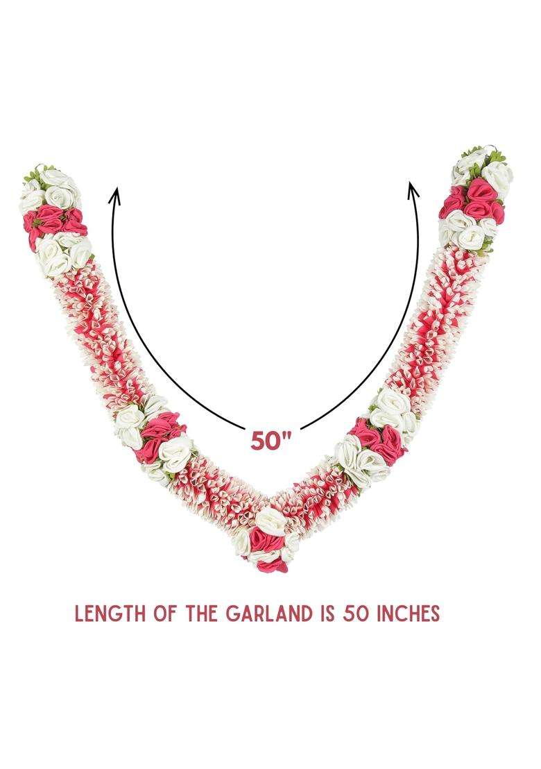 Amazon Brand Umi Artificial Garland 50 Inches Handcrafted Artificial Flower Garland for Sankranti Ugadi - Indya