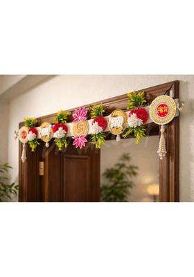 Divyakosh Multicolour Artificial Flower Toran for Door Decoration 40 Inch