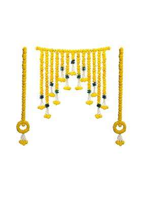Shreya Fashion Artificial Marigold Flowers Garlands Hanging Door Toran Doorway for Diwali