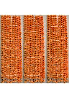 Sphinx Re Usable Traditional Artificial Marigold Flowers Fabric Garlands for Festive Pooja Wedding