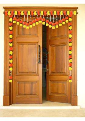 Tia Crafts Artificial Marigold Jasmine Garlands Flower Door Toran Door Hangings