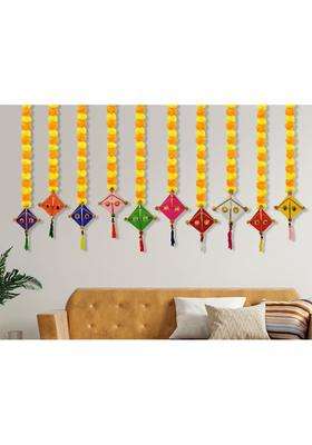 JH Gallery Marigold Kite Hanging Plastic 42 Inch Pack of 10