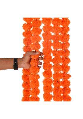 Saudeep India Artificial Fluffy Marigold Flower Genda Phool Garlands
