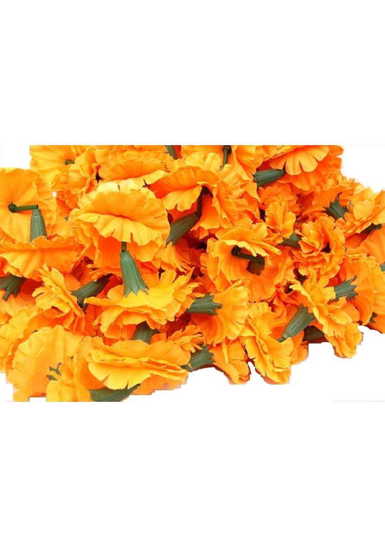 Sphinx RE Usable Artificial Marigold Flowers Garlands for Decoration 36FG Pack of 20 - Indya