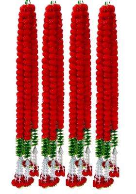 Lovansh Artificial Marigold and Leaf Toran Garland for Door Home Decoration for Diwali Navratri