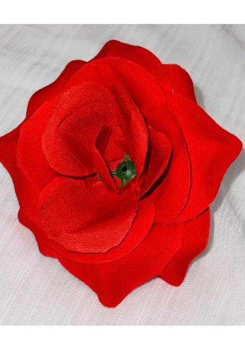 Marigold Creative Houses Red Artificial Rose Flower for Ganpati Decoration Pack of 100