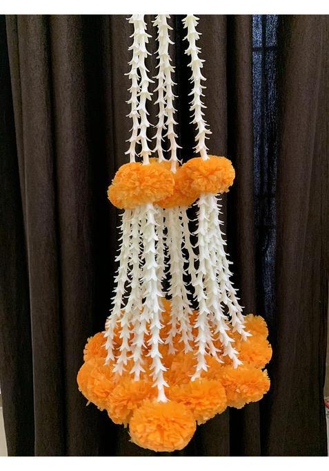 Sphinx Artificial Rajnigandha Tuberose and Clustered Marigold Genda