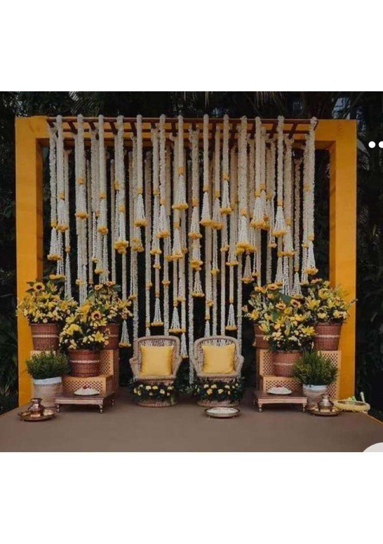 Shreya Fashion Artificial Marigold Lilly Flowers Garlands Door Hanging Doorway for Home - Indya