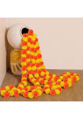 The Decor Affair Marigold Garland for Decoration Long Strands Artificial Marigold Flowers for Diwali Party