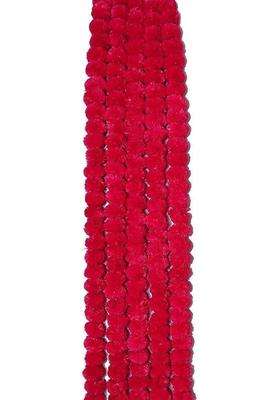 Brikshi Artificial Marigold Flowers for Decoration Long Marigold Garlands for Decoration Indian Genda Phool