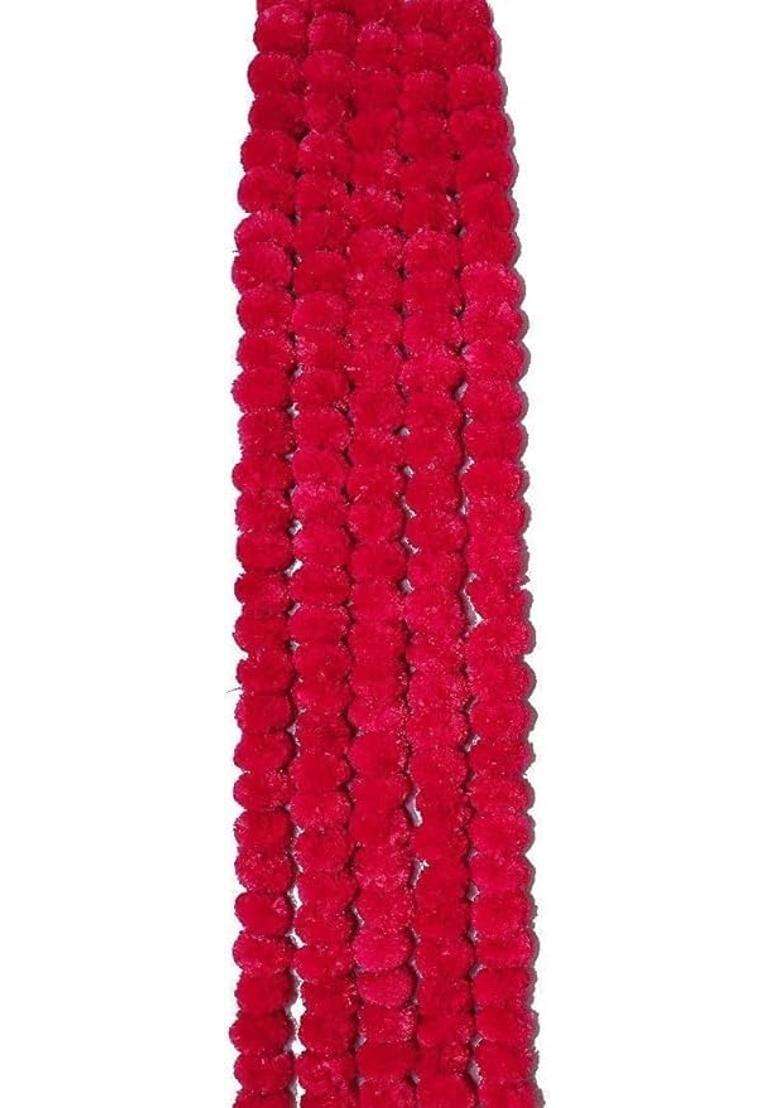 Brikshi Artificial Marigold Flowers for Decoration Long Marigold Garlands for Decoration Indian Genda Phool - Indya