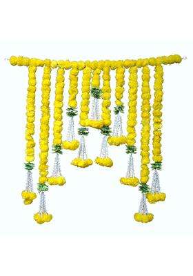 Shreya Fashion Artificial Marigold Flowers Door Toran Door Hangings for Home Office Garden Decorations Diwali