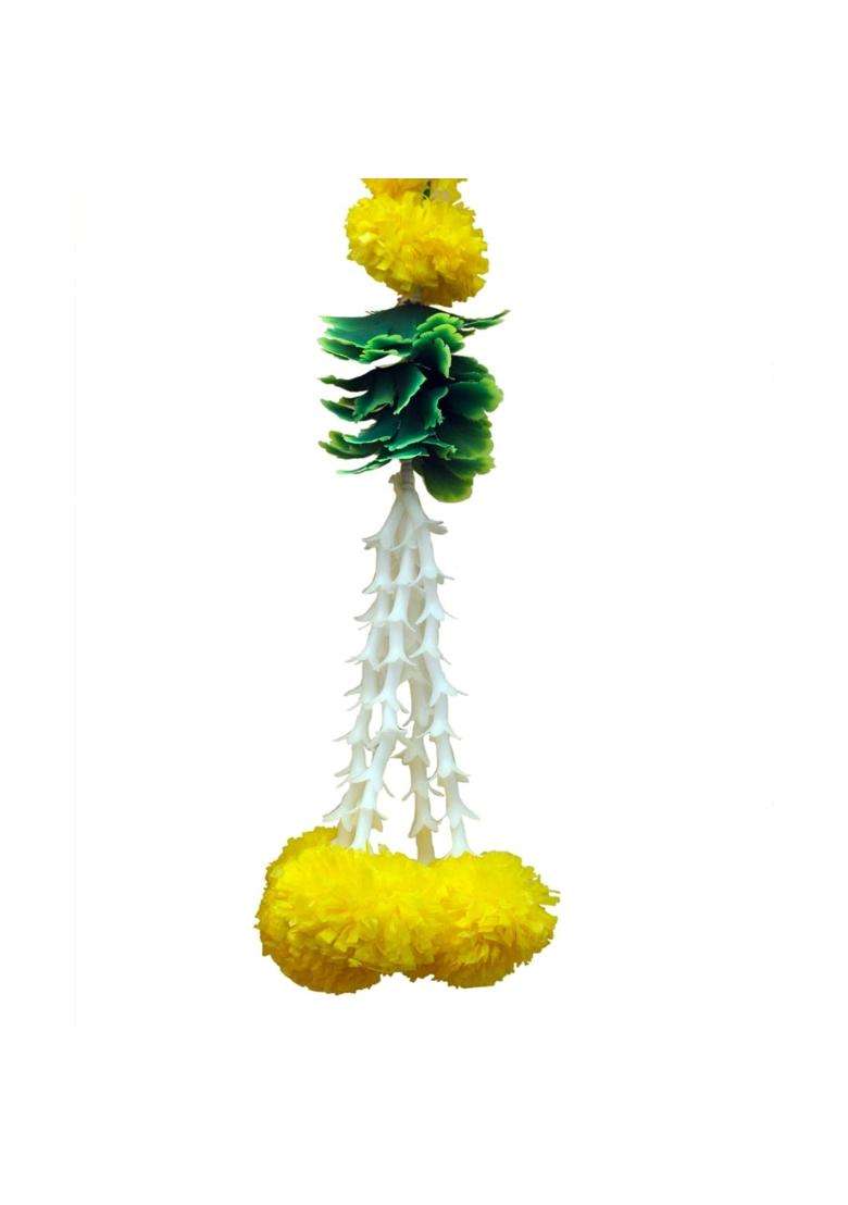 Shreya Fashion Artificial Marigold Flowers Door Toran Door Hangings for Home Office Garden Decorations Diwali - Indya