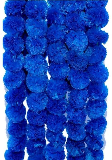Brikshi Artificial Marigold Flowers for Decoration Long Marigold Garlands for Decoration Indian Genda Phool