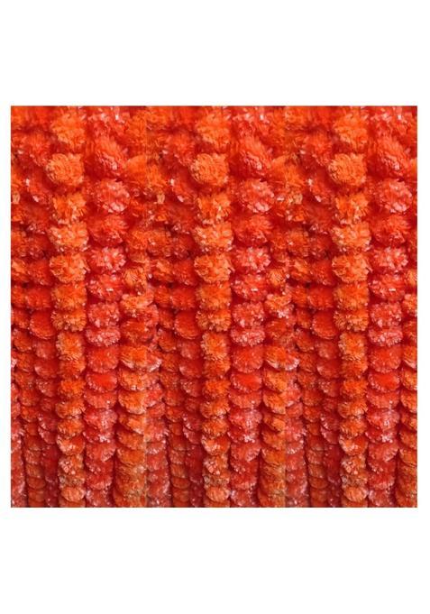 Ragoma 25 Pcs Artificial Marigold Garlands Orange Artificial Marigold Flowers for Decoration Garlands for Home