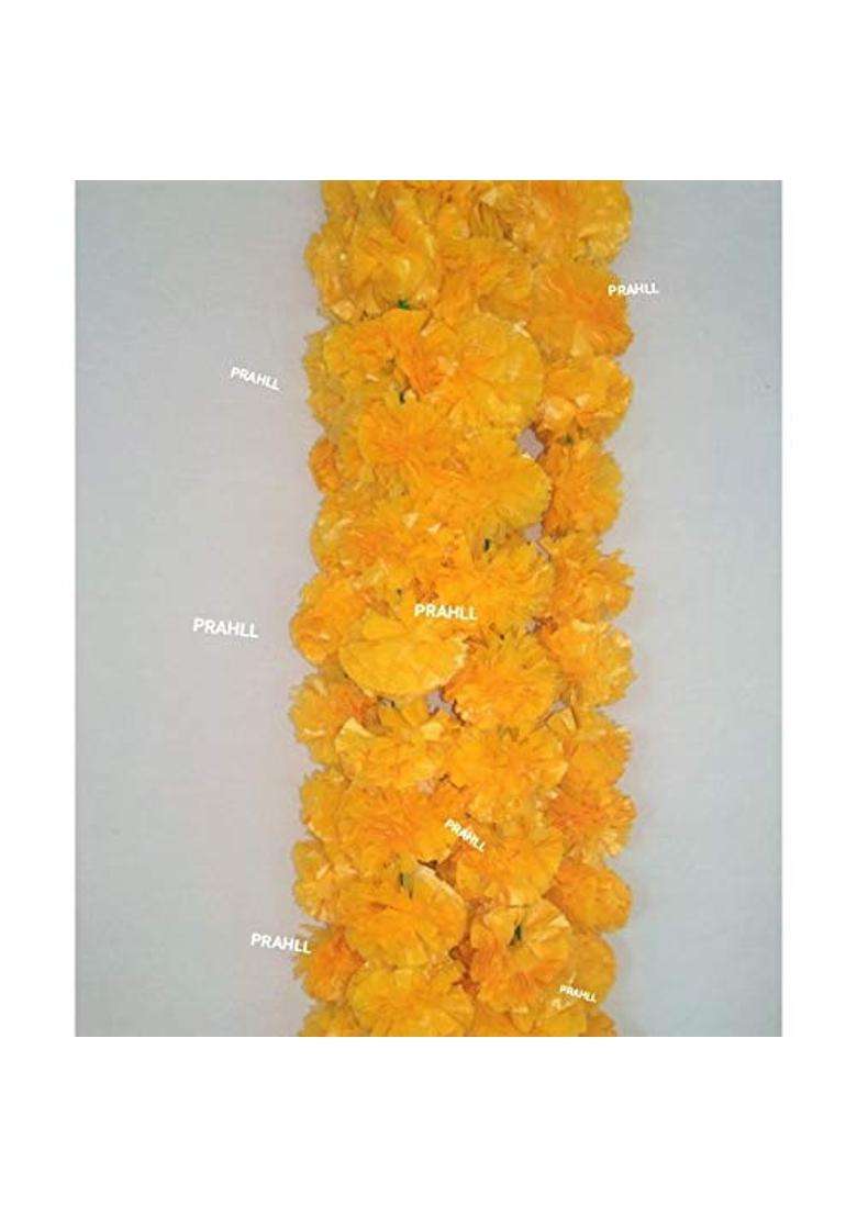 Prahll Artificial Marigold Flower Garlands Hanging Toran for Door and Wall - Indya