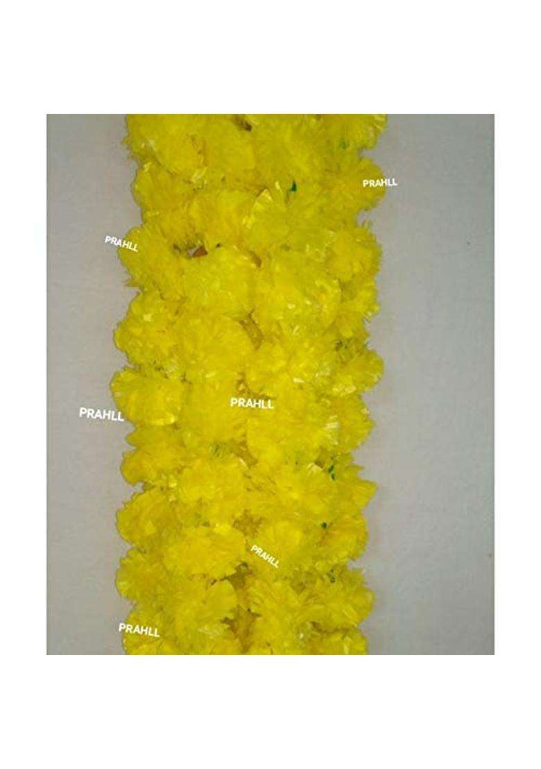 Prahll Artificial Marigold Flower Garlands Hanging Toran for Door and Wall - Indya