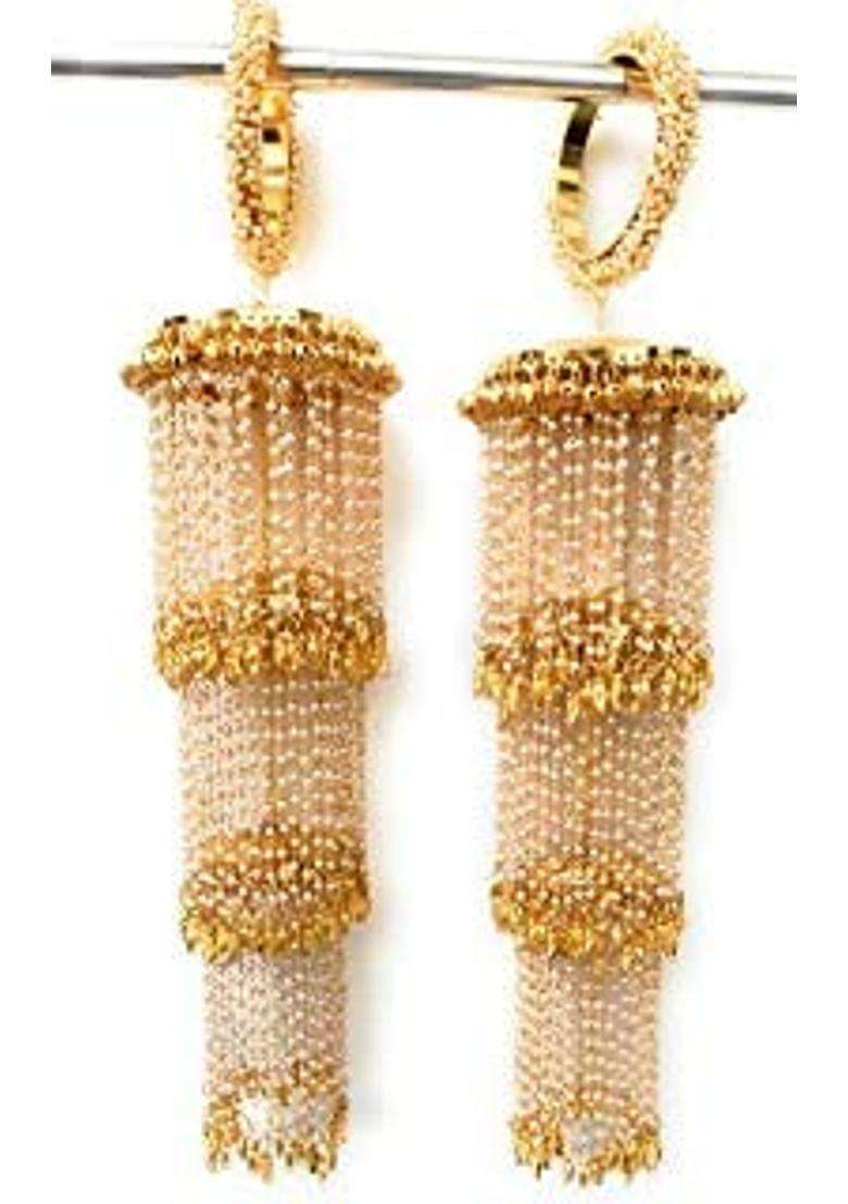 Khandelwalimpex Gold Handmade Designer Kalire Pair Set for Women - Indya