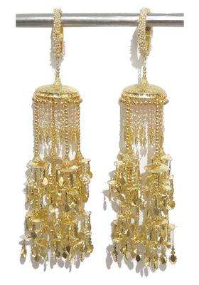 Golden RKM Collections Kalire Traditional Pearl Kalire with Pittal Patti Attached with Pearl Bangles