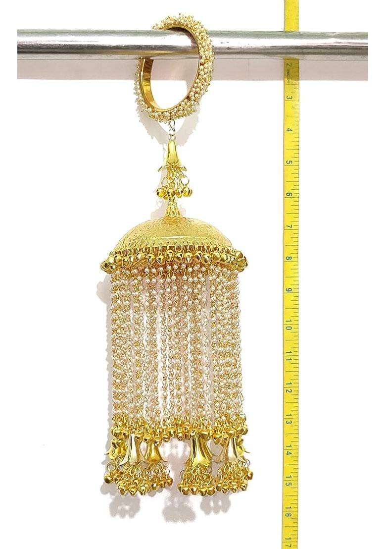 RKM Collections Kalire Fancy Pearl Kalire Attached with p0earl Bangles Size 2 8 - Indya