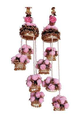Khandelwalimpex Multicolour Floral Handmade Flowers Kalire Set for Women